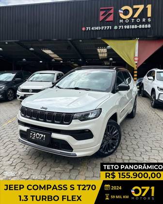 JEEP COMPASS 1.3 T270 TURBO FLEX S AT6 JEEP COMPASS 1.3 T270 TURBO FLEX S AT6